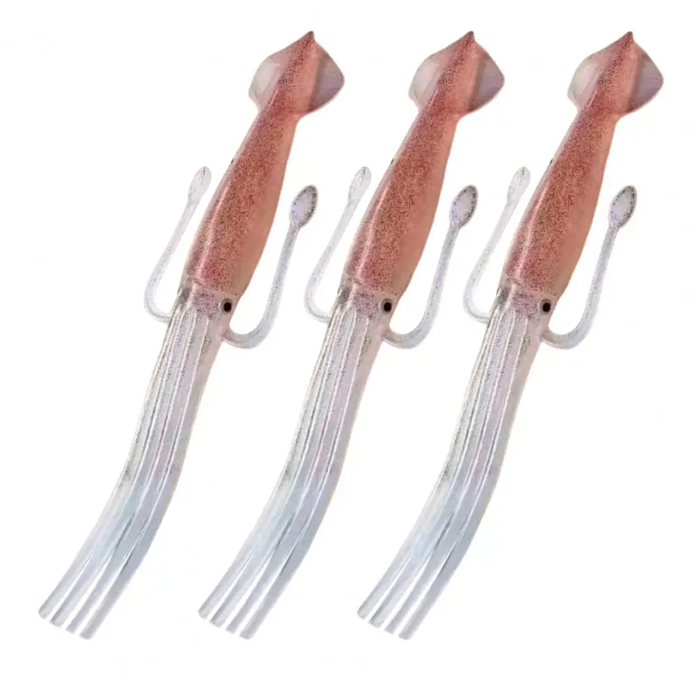 Easy Grip Ramen Utensil 3/4/5pcs Squid Noodle Fork Set Heat-resistant Silicone Pasta Forks Cute Squid Shaped Cooking for Ramen