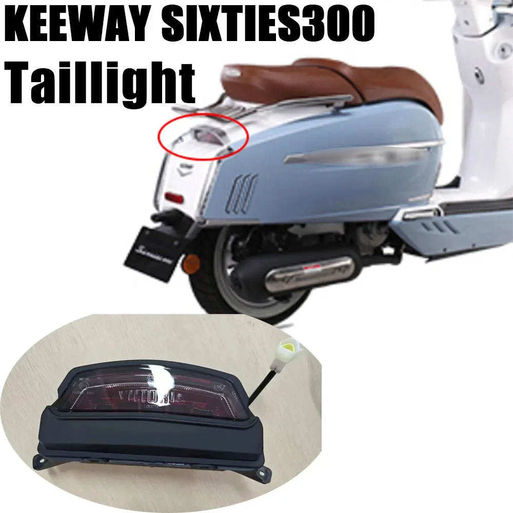 

Motorcycle Original For KEEWAY SIXTIES300 300i Keeway Sixties 300i Brake Tail Light Taillight Rear Lamp Integrated