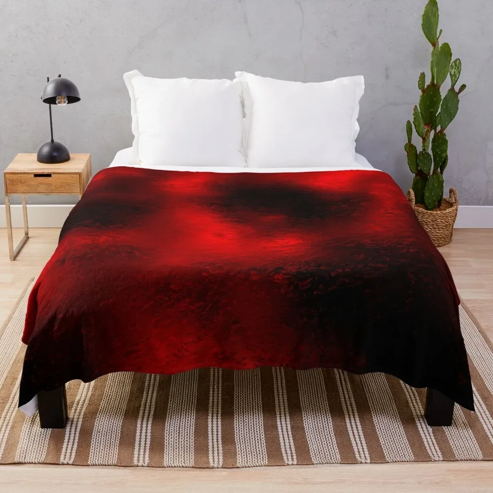 

Designs on the ice colorized red and black! Throw Blanket Luxury Brand Camping Blankets