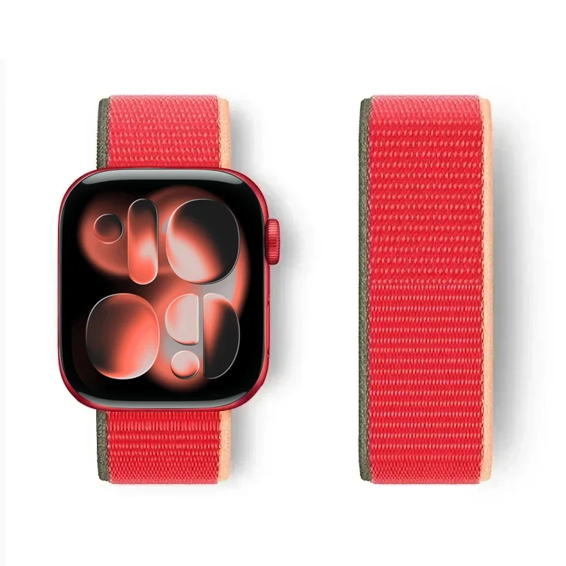 Bracelet à boucle Sport pour Apple Watch 11 bandes 46mm 44mm 45mm 42mm 40 41 Ultra3 49mm Bracelet en Nylon Correa IWatch série 10/9/8/7/6/SE