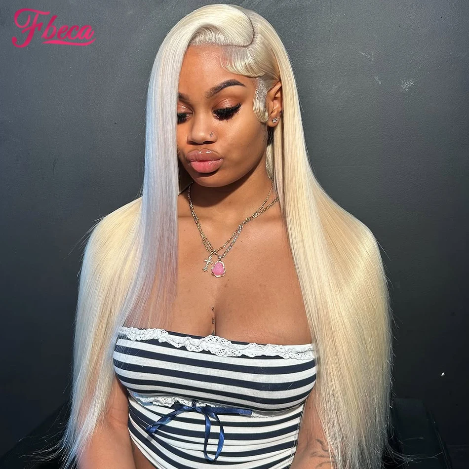 

13x6 HD Transparent Lace Frontal Wig Honey Blonde Color Brazilian Straight Lace Front Human Hair Wig for Women 150% Density