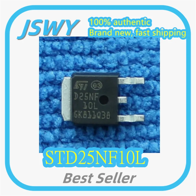

(10/50pcs) STD25NF10L STD25NF10 TO-252 MOSFET In stock Large inventory Genuine original product