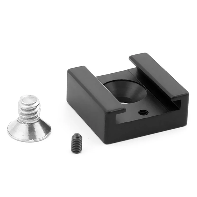 Cold Shoe Mount Adapter Base with 1/4