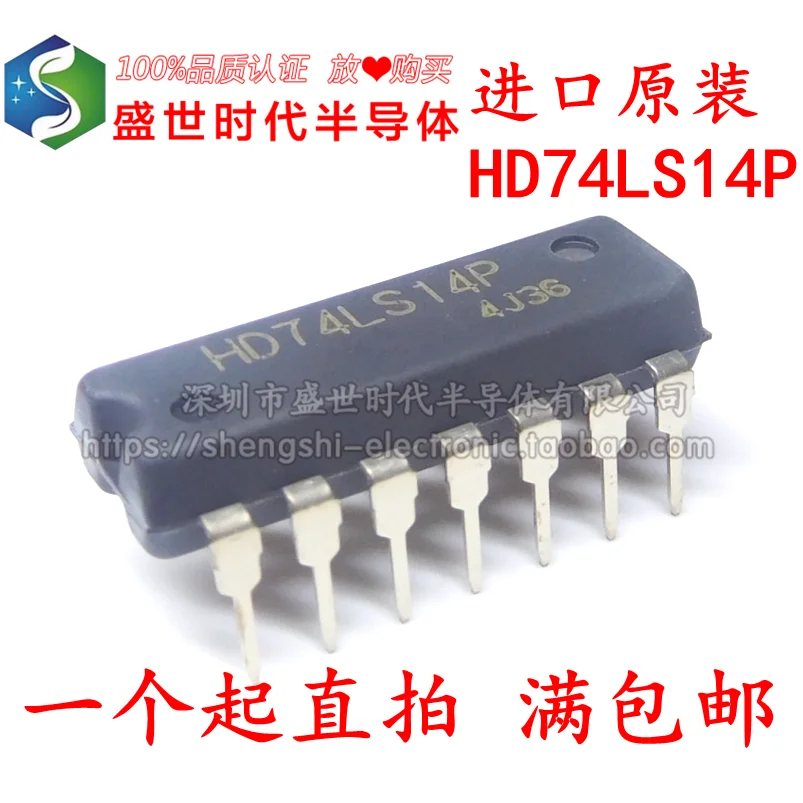 

10 шт./лот HD74LS14P SN74LS14N DIP14 IC лист данных-электронный компонент для профессионального использования