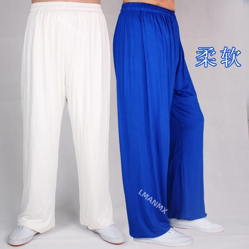 Taiji martial arts pants Men and Women Modal Yoga pants   Fitness pantsKung Fu Cropped  Running Pants