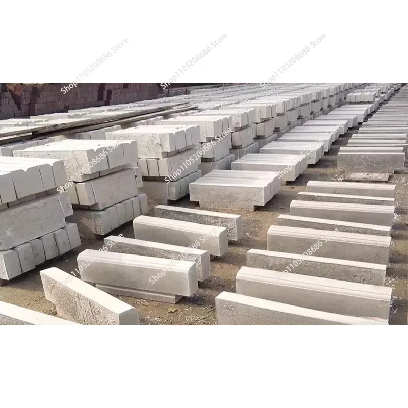 Curb Stone Mould Curb Stone Mould Municipal Expressway Side Stone Road Teeth Flower Bed Fence Brick Plastic Mould 10pcs
