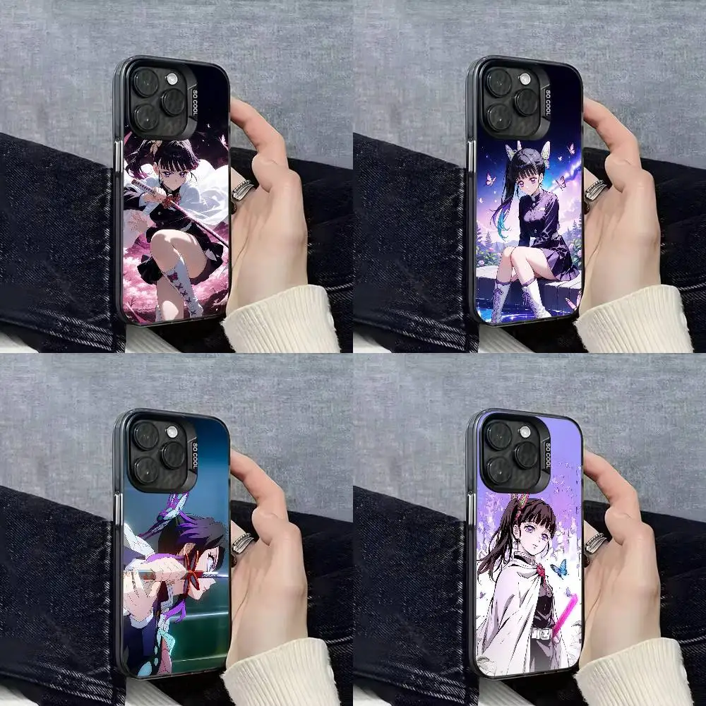 

D-Demon S-Slayer Kanao Tsuyuri Phone Case For iPhone 17,16,15,14,13,12,Pro,Max,Plus,E,SE4,Air,Mini Black IMD Box