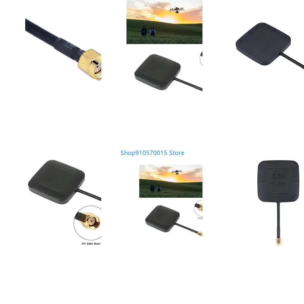 B95C Industrial 5.8G 14DBI Flat Panel Lightweight 5.8G 14DBI High Gains Flat Panel with Better Direction for Quadcopter