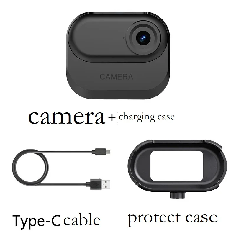 NEW 1080P Mini Action Cam With Screen Sports DV Video Recorder Small Camcorder Portable Pocket Cam With Magnetic Charging Case