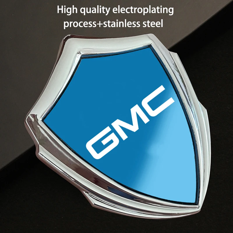 Emblema Metálico para Ventana Lateral de Maletero de Coche, Adhesivo para GMC Terrain, Sierra 1500, Yukon, Acadia, Savana, Hummer, Granite, H3