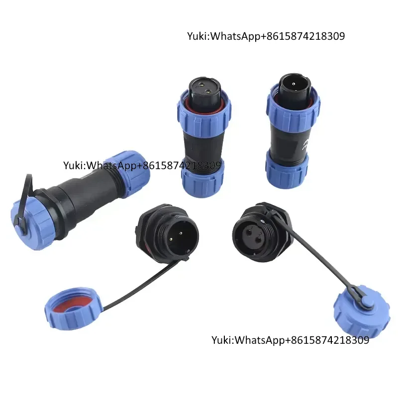 IP68 Waterproof Threaded Solder Plastic Nylon66 WEIPU SP13 7Pin 2Pin 3Pin Circular Cable Connector Electrical Marine