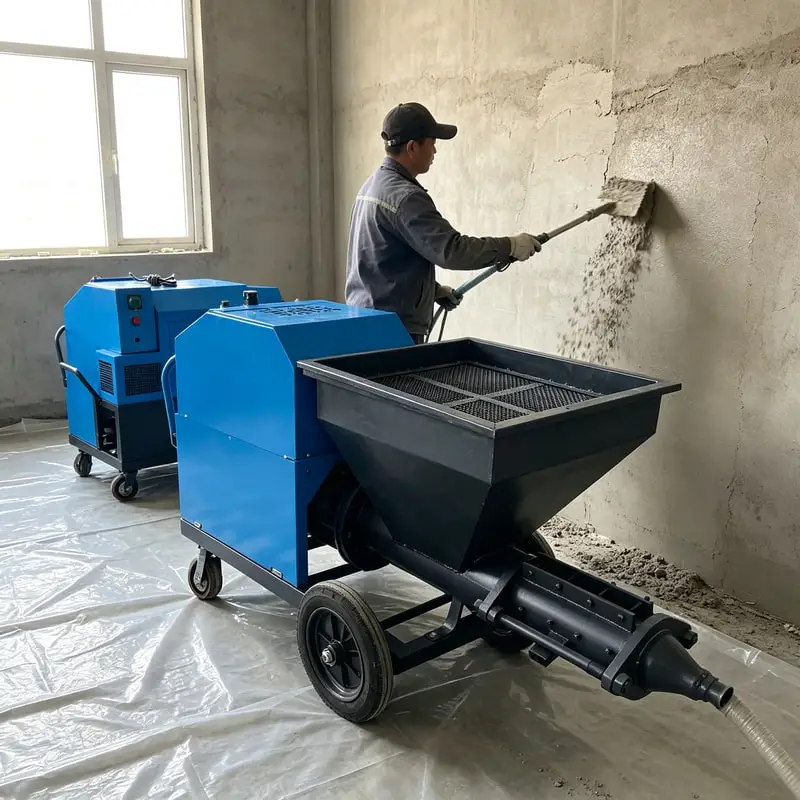 Customized Handheld Cement Mortar Sprayer Wall Plastering Machine for Convenient Small Scale Repair and Renovation