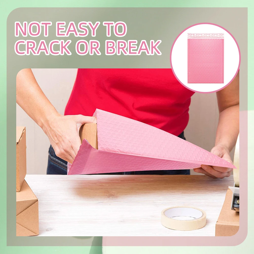 

25Pcs Bubble Mailers Poly Bubble Mailers Padded Shipping Envelopes Tear Proof Waterproof Mailing Bags Padded Envelopes