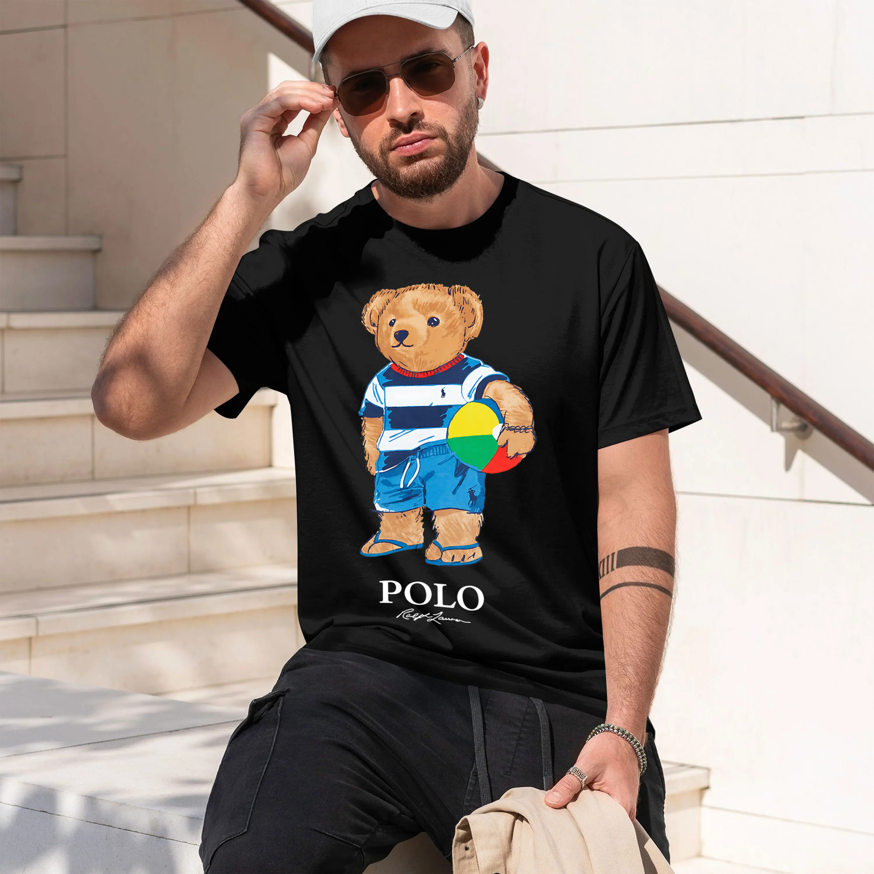 POLP 2026 Nuevo Modelo Camiseta de Manga Corta con Cuello Redondo para Hombre, Clásica, Casual, en Varios Colores y Tallas para Uso Diario, Comodidad Durante Todo el Día
