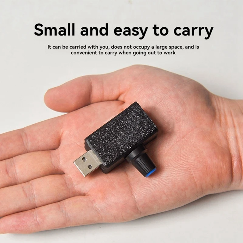 5V USB Fan Speed Controller โมดูลควบคุมแรงดันไฟฟ้า Motor Speed Controller อินเทอร์เฟซ USB-A DIY ฮีทซิงค์สวิทช์ควบคุม