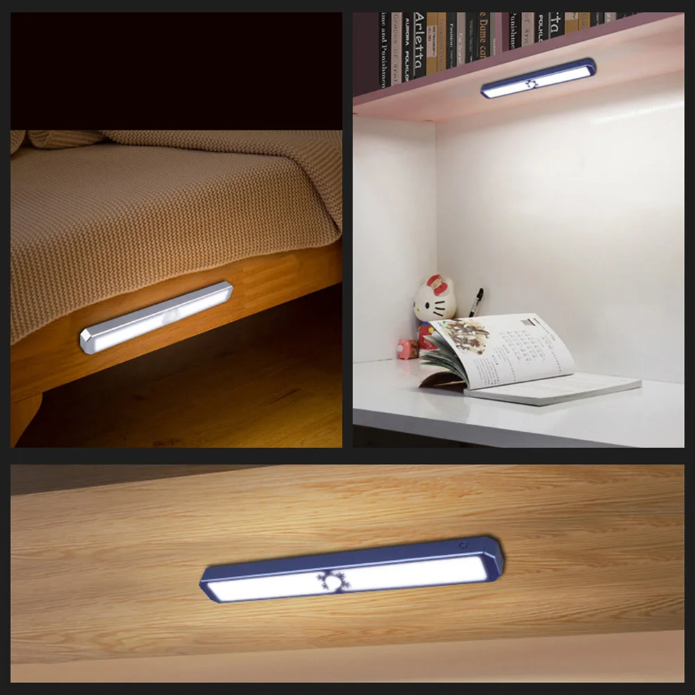 

Motion Sensor Night Light Golden USB Charging Closet Lamp Cabinet Wardrobe Lighting Body Sensing Safe Durable Small Night Light