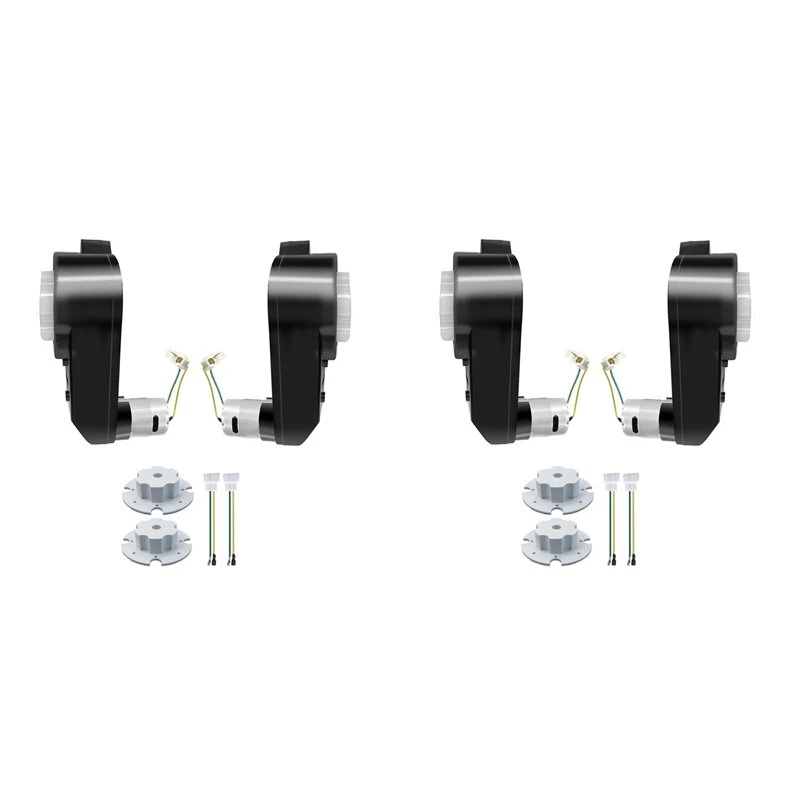 ABKL-4PCS 24V RS555 35000RPM High-Speed Steel Gears Motor Gearbox For Power Wheels Kids Ride On Car Motor Upgrade