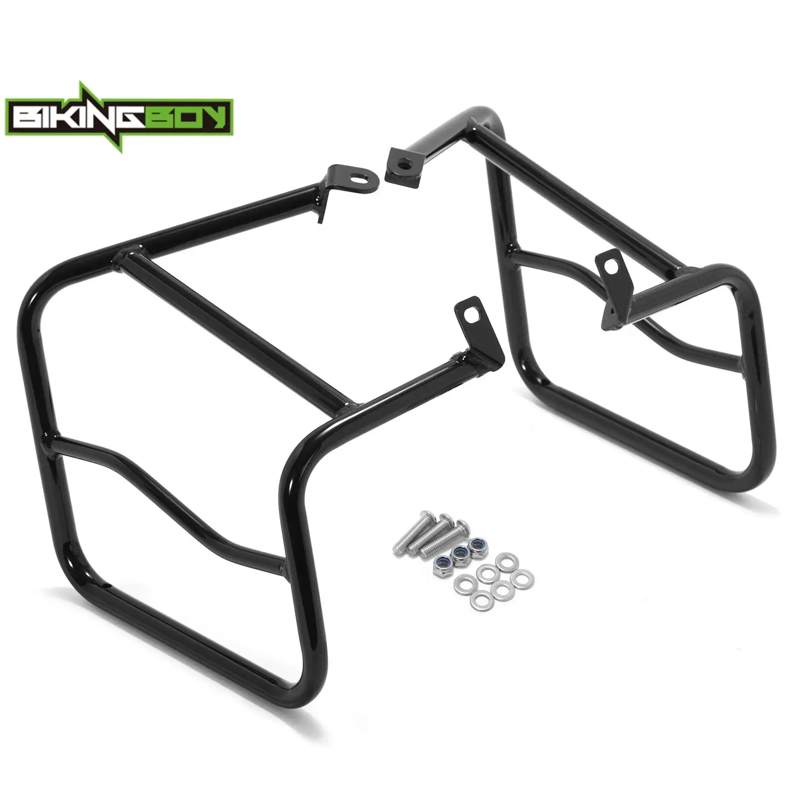 BIKINGBOY Side Saddle Bag Bracket For Apollo RFN For Beta Explorer Electric Dirt Bike Off-Road MX Carbon steel