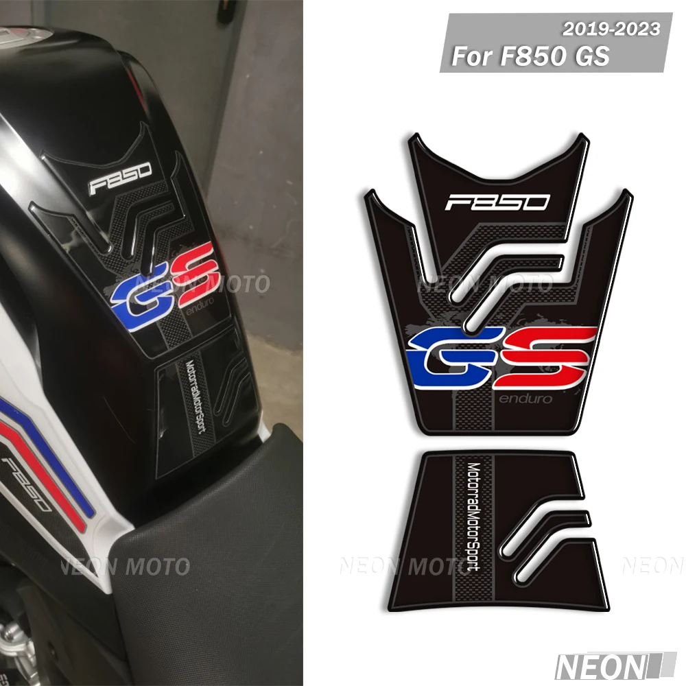 

Motorcycle 3D Gel Tank pad Protector Stickers Paint Protection Decal Kit For BMW F850GS Adventure F 850 GS ADV GSA 2018-2023