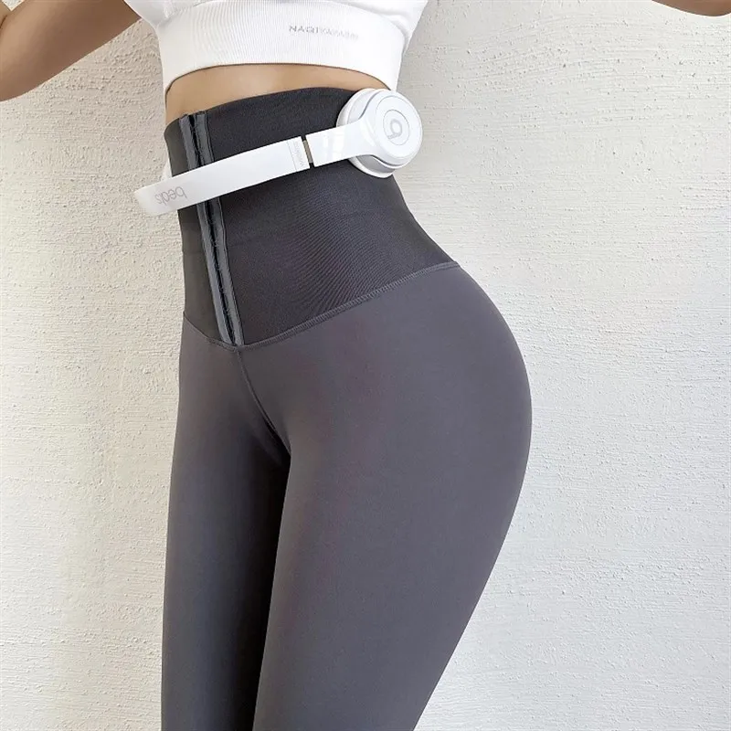 

Women's Thickened Fleece Lined Yoga Pants High Waist Slimming Tummy Control Butt Lifting Tight Fit Bottoms plus Size