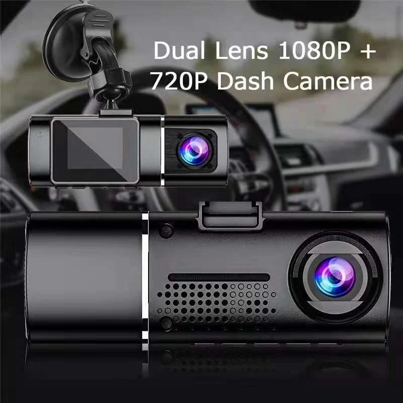 H190+ Dashcam full hd dvr car camera 1080p driving recorder front and rear parking monitor vehicle blackbox dash cam