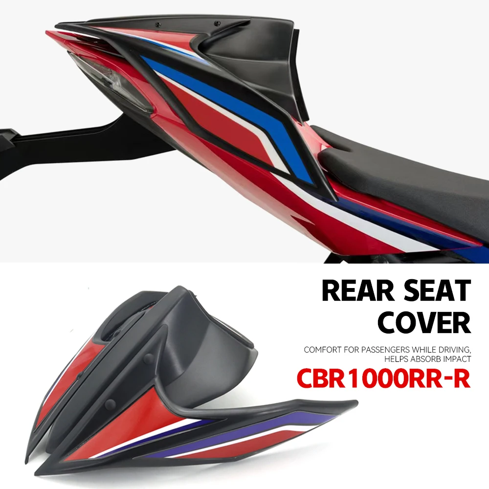 

Motorcycle Accessories Rear Seat Cover With Rubber Pad Carbon fibre/Black For Honda CBR1000RRR CBR 1000 RRR 1000RR-R 2021-2023