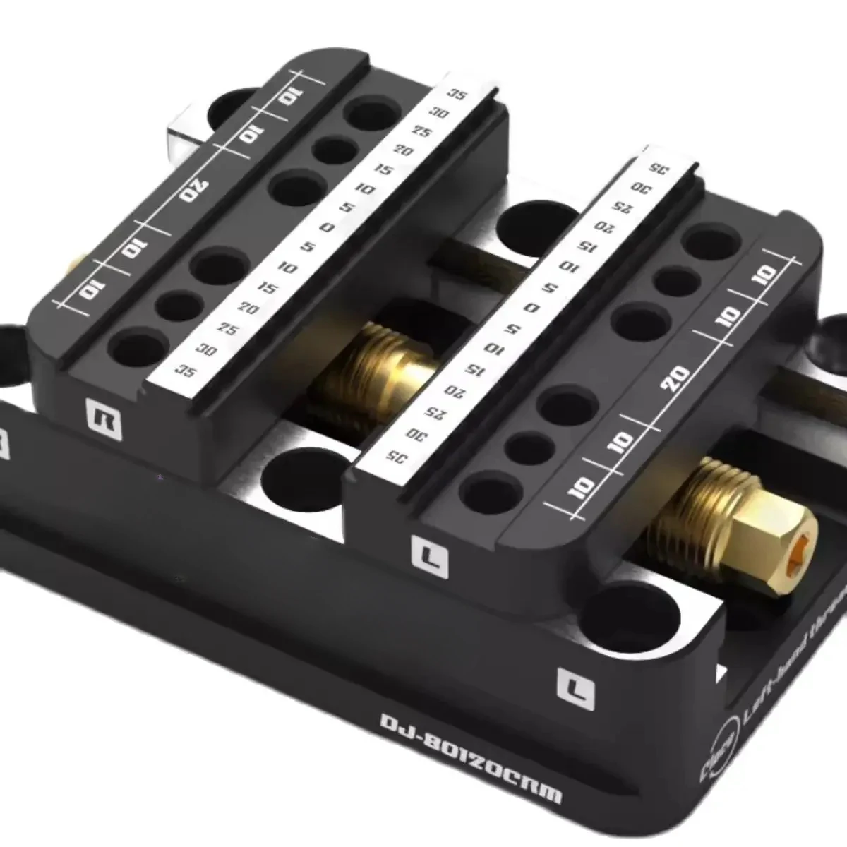 4-5 Axis Fixture Self-centering Vise Positive Paired with Zero Point Quick Change Four Axis L-block Bridge Board DJ-6080H  D52