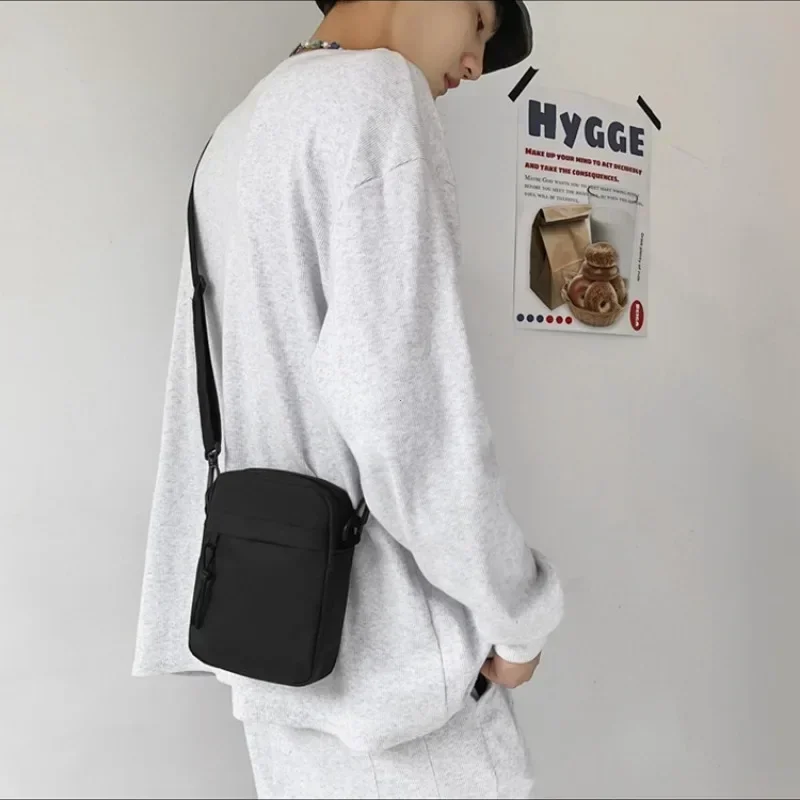 Leinwand Damen Umhängetasche Trend Oxford Schulter Handtasche koreanische einfarbige Student Telefon Tasche einfache Einkaufstaschen Geldbörse