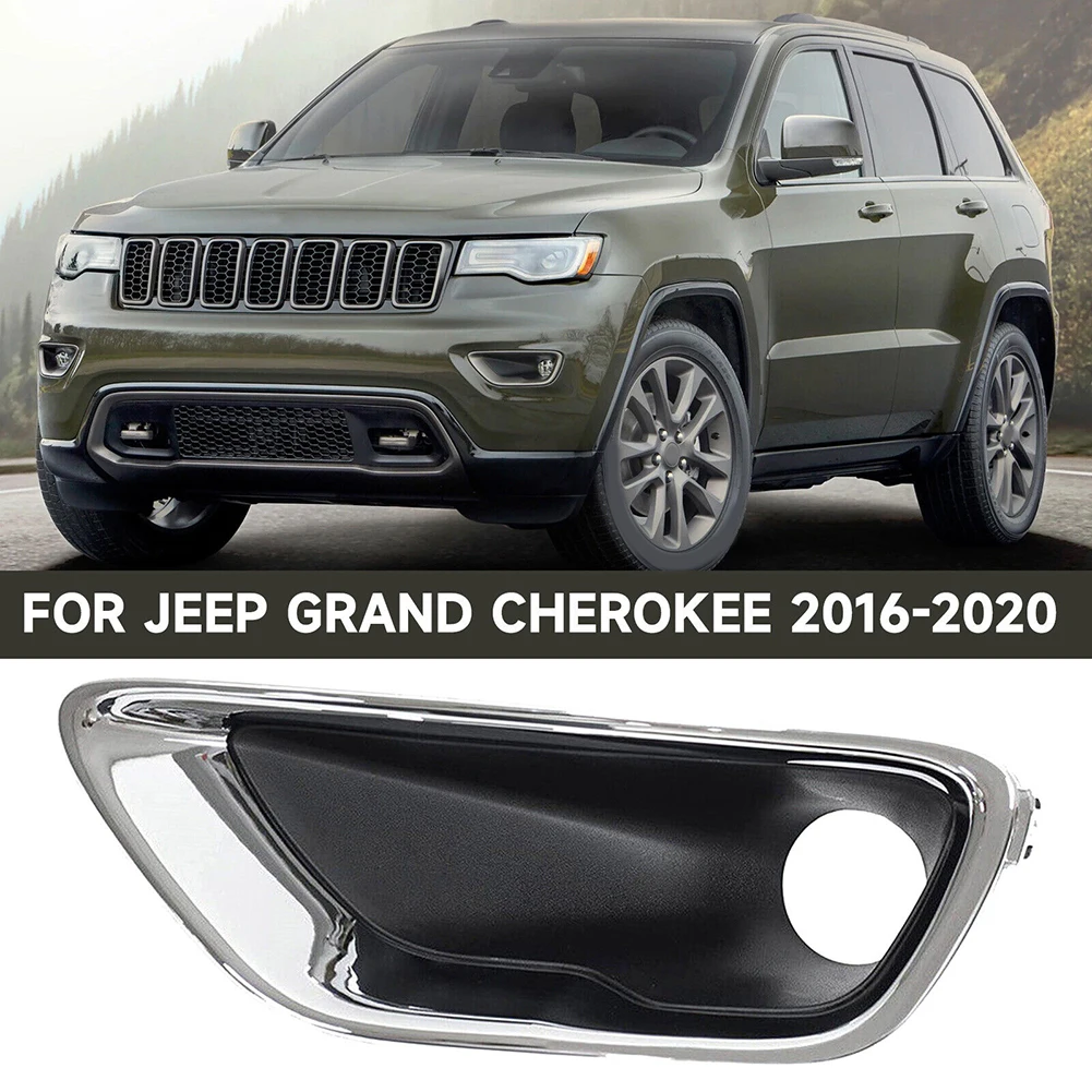 

Car Left Front Bumper Fog Lamp Bezel Cover For Jeep-Grand-Cherokee 2016-20 Car Replacement Parts Durable Ready To Install