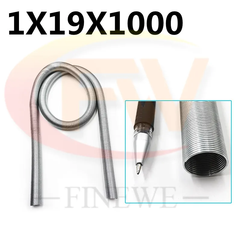 Wire 1.0mm Length 1M Bending Catheter Protective Hose Spring Thin Long Flexible Galvanized Steel Compression Spring