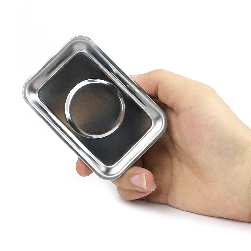 Square Magnetic Tray for Garage And Workshop Automotive Parts Bowl Screw Tray Suction Storage for Nuts Bolts And Screws image 5