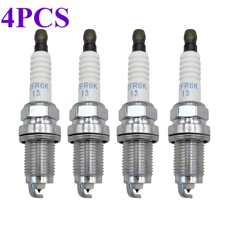 

4PCS Candles Replace for IZFR6K13 SKJ20DR-M13 HONDA 9807B-56A7W Iridium Platinum Spark Plugs K6RBIP-13 IZFR6K-11S