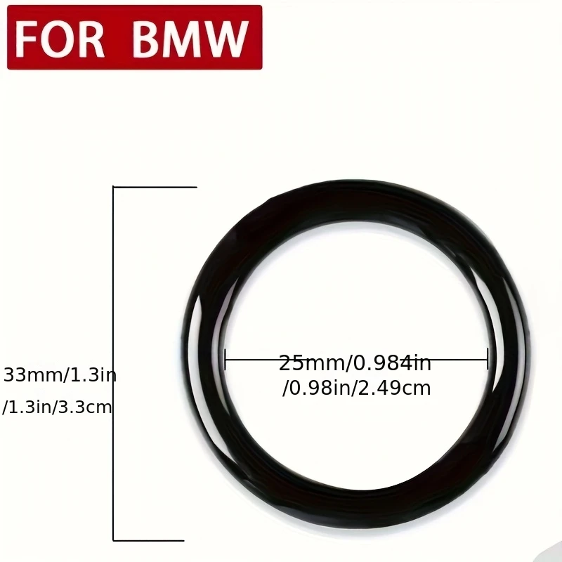 Suitable for BMW 3 Series E90 E92 E93 Start-Stop Ignition Button, Car Decoration for One-Click Engine Ring, car accessories