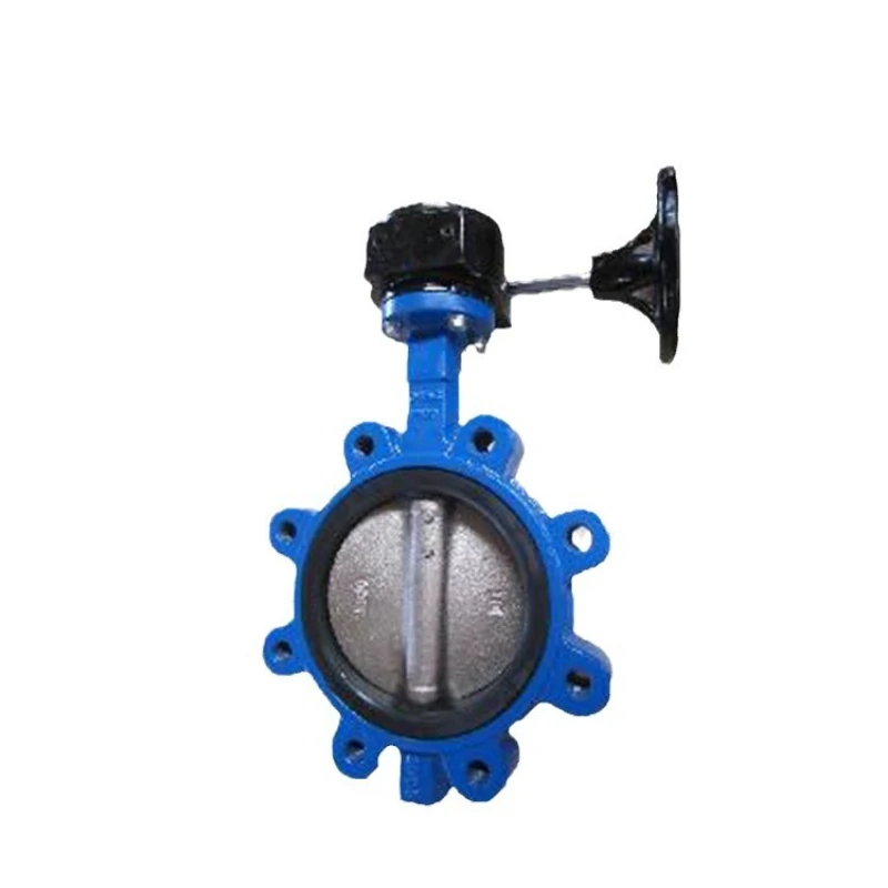

Turbo lug butterfly valve Soft seal Manual cast iron butterfly valve Industrial switch Large diameter