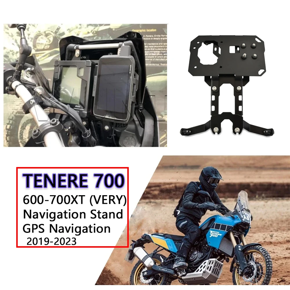 Tenere 700 GPS Navigation Holder Mobile Phone Multifunctional Monitor Base For Yamaha TENERE 700 T700 T7 XTZ Kit 2019-2023