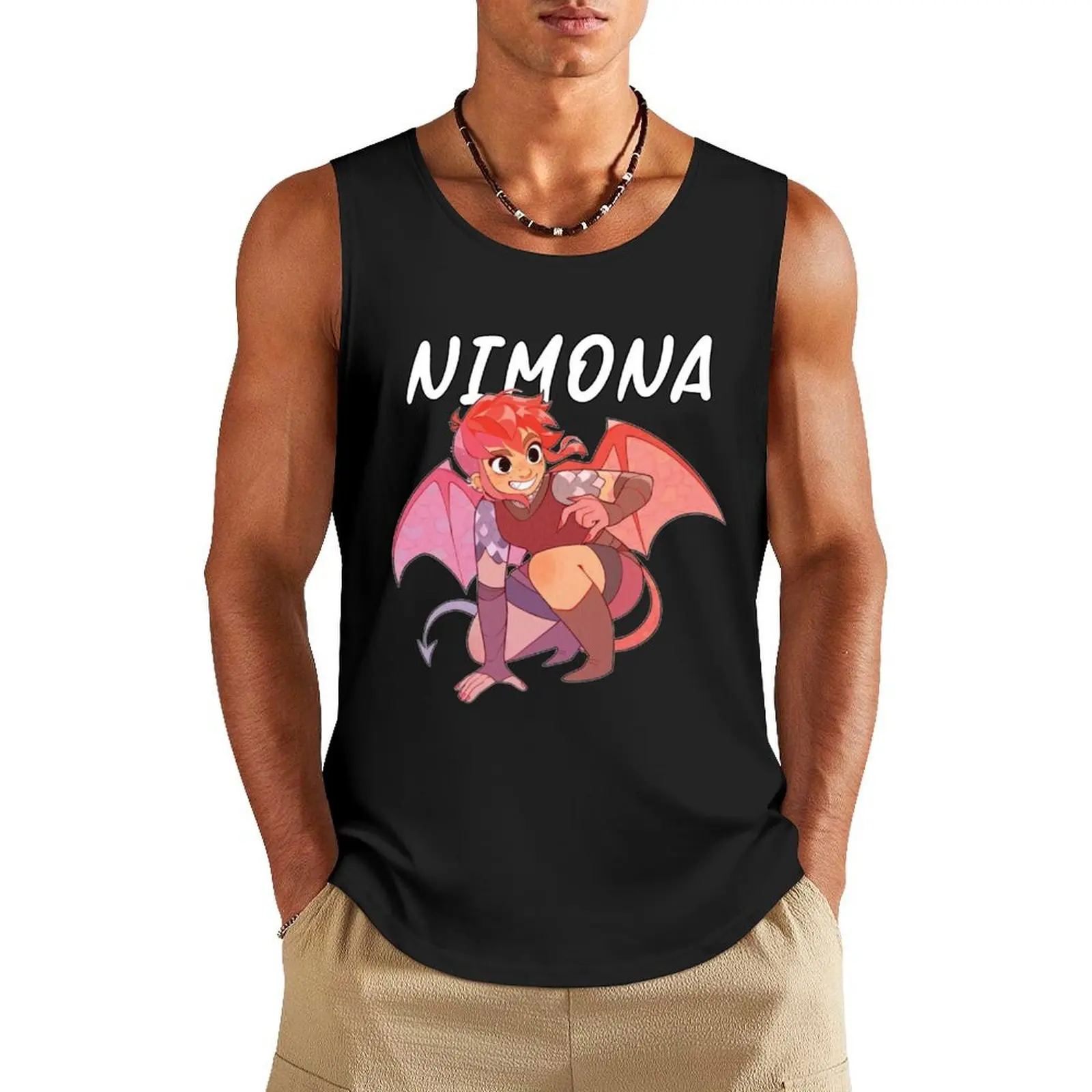 

NIMONA Tank Top Male clothes Men's gym summer Men's tops