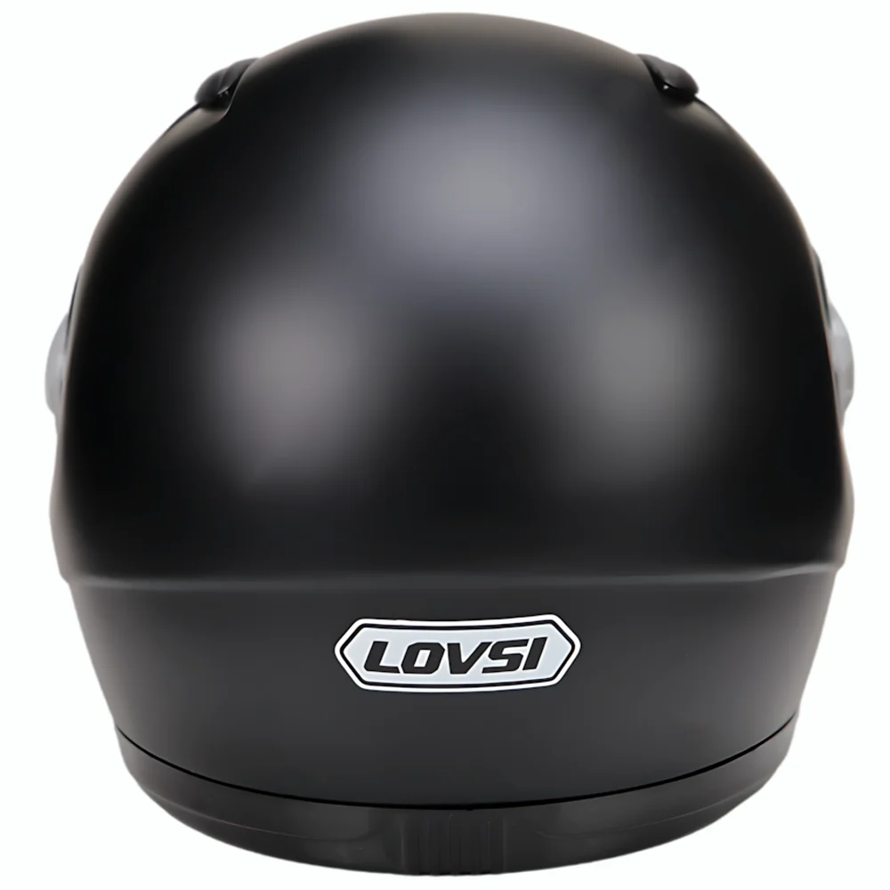 Unisex Full Face Motorcycle Helmet DOT Certified Dual Lenses Large Tail Wing Winter Cycling Cool Stylish Design