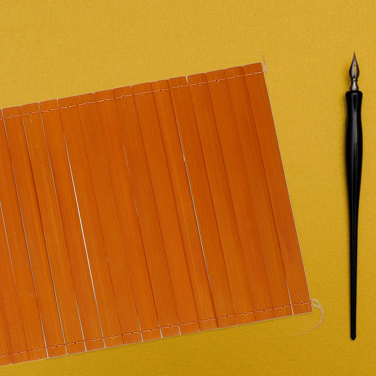 빈 대나무 스크롤 중국 서예 연습 DIY 공예품 붓글씨 예술 작품 벽 장식 그림 용품 롤