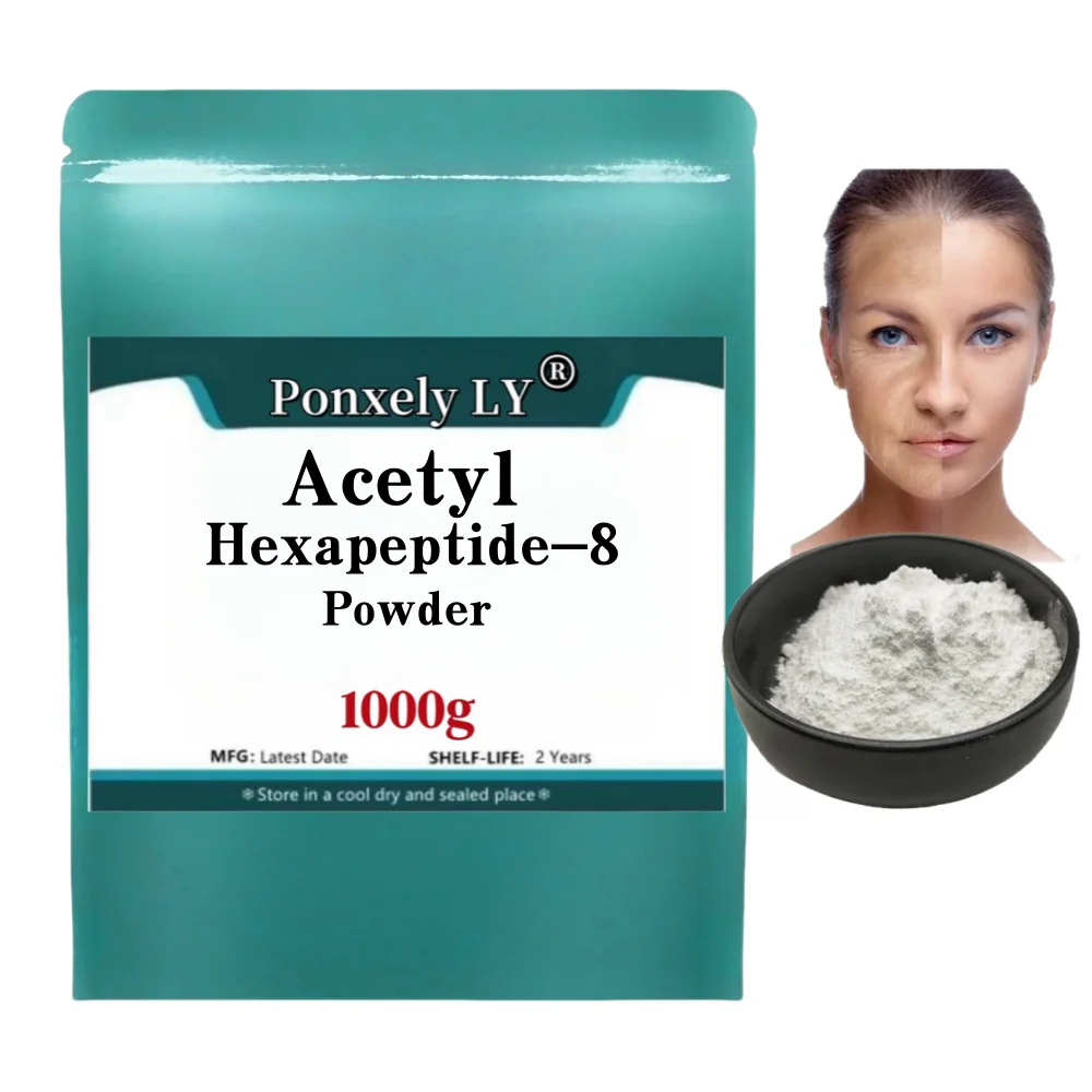 50-1000g Cosmetic Material Acetyl Hexapeptide-8 Wrinkle Removing Hexapeptide Powder