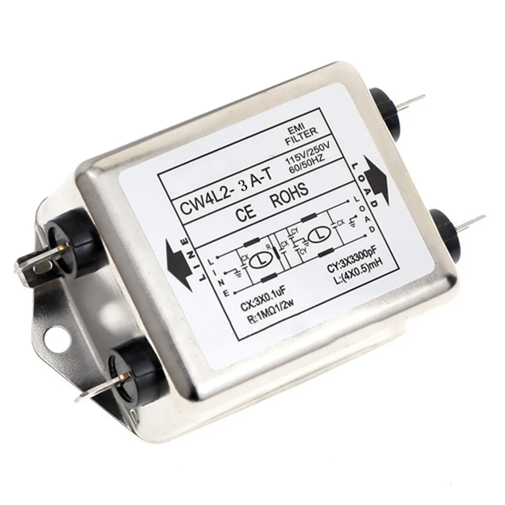 CW4L2 20A T The Single Phase Double Section Power Filter You Can Count On for Reliable Noise Filtering and Power Quality