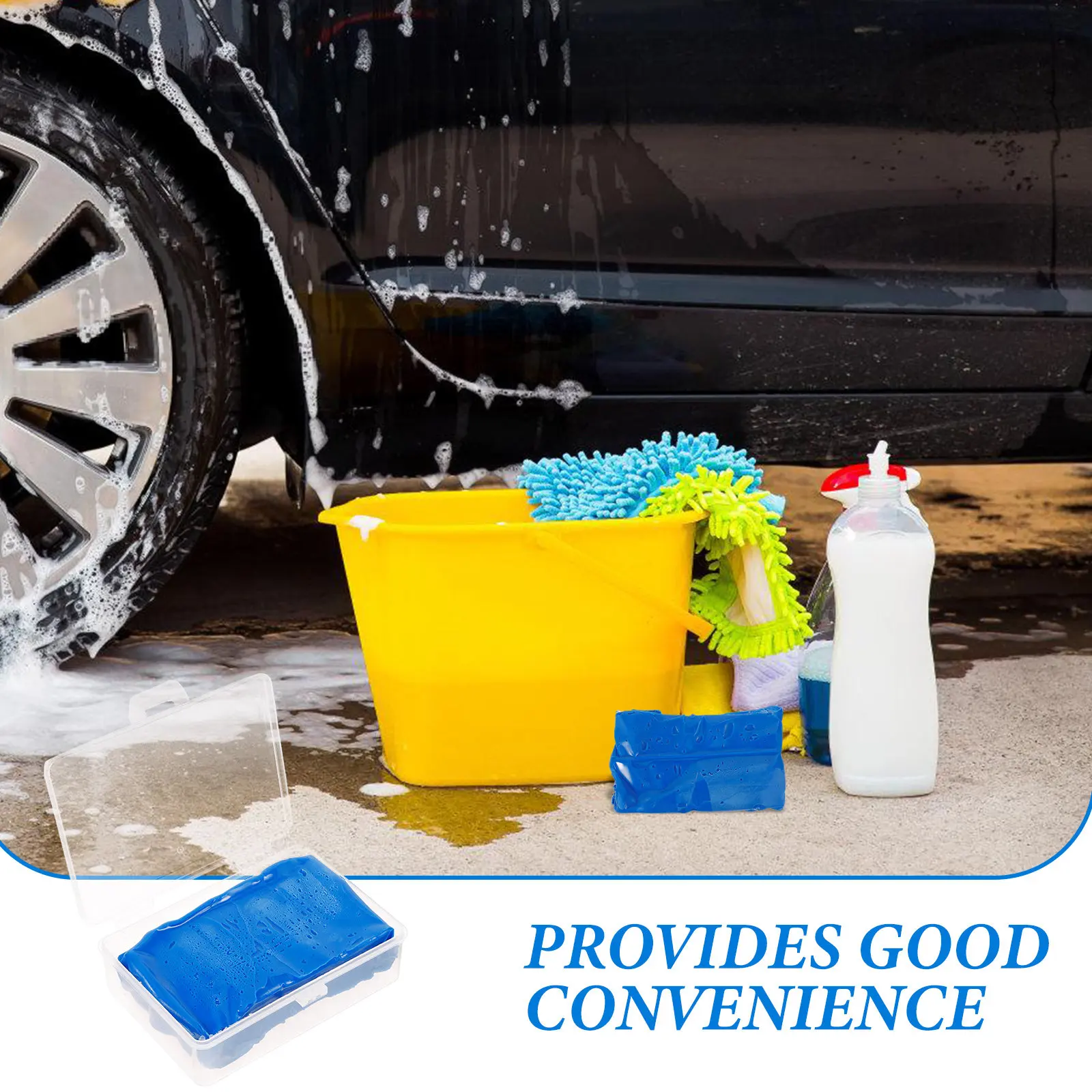 

Глина для мойки автомобилей (1 коробка) – универсальное средство для чистки кузова и восстановления лакокрасочного покрытия, не повреждающее поверхность, компактный дизайн, быстрое действие