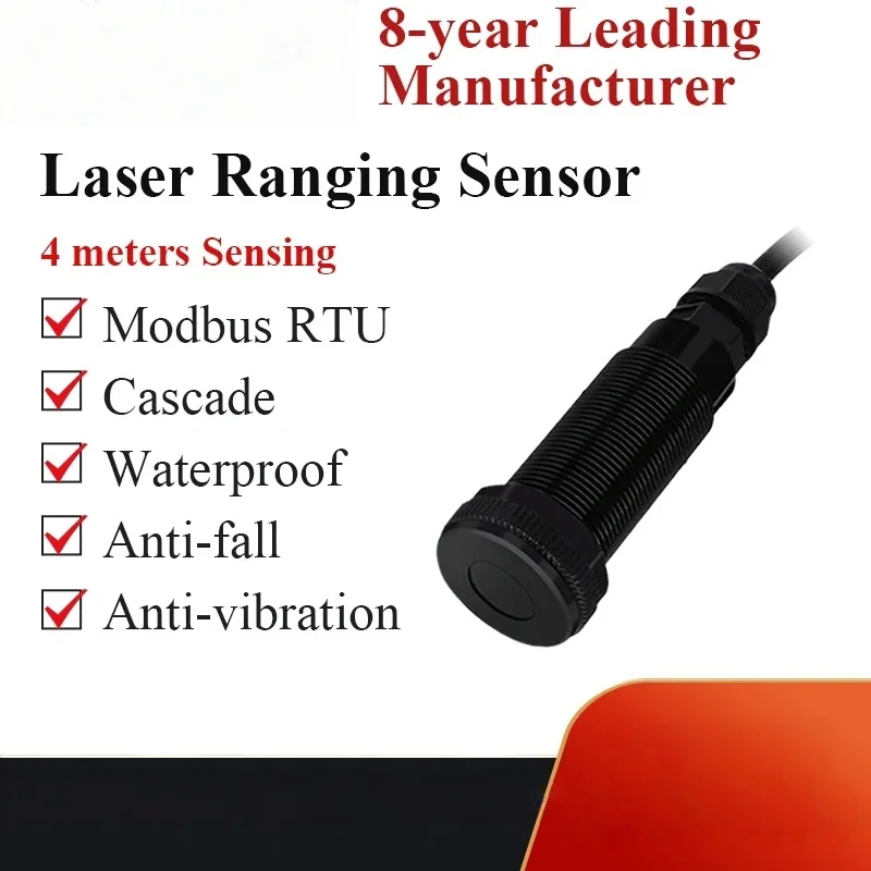 WT53R Time-of-Flight (ToF)Laser Ranging Sensor Module,VL53L1X Sensor Module Distance 400cm,RS485 Modbus/TTL, TOF050F TOF200F