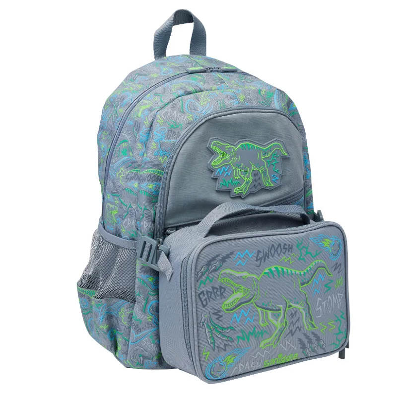 حقيبة ظهر أستراليا الأصلية على شكل ديناصور حقيبة مدرسية ذات سعة كبيرة حقيبة غداء زجاجة مياه لطلاب المتوسطة والابتدائية #2