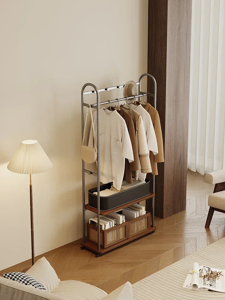 AAтуалетный Столик Movable Full-length Mirror, Coat Rack, Integrated Bedroom, Rotatable Full-length Mirror, Bed-end Hanger, Hous