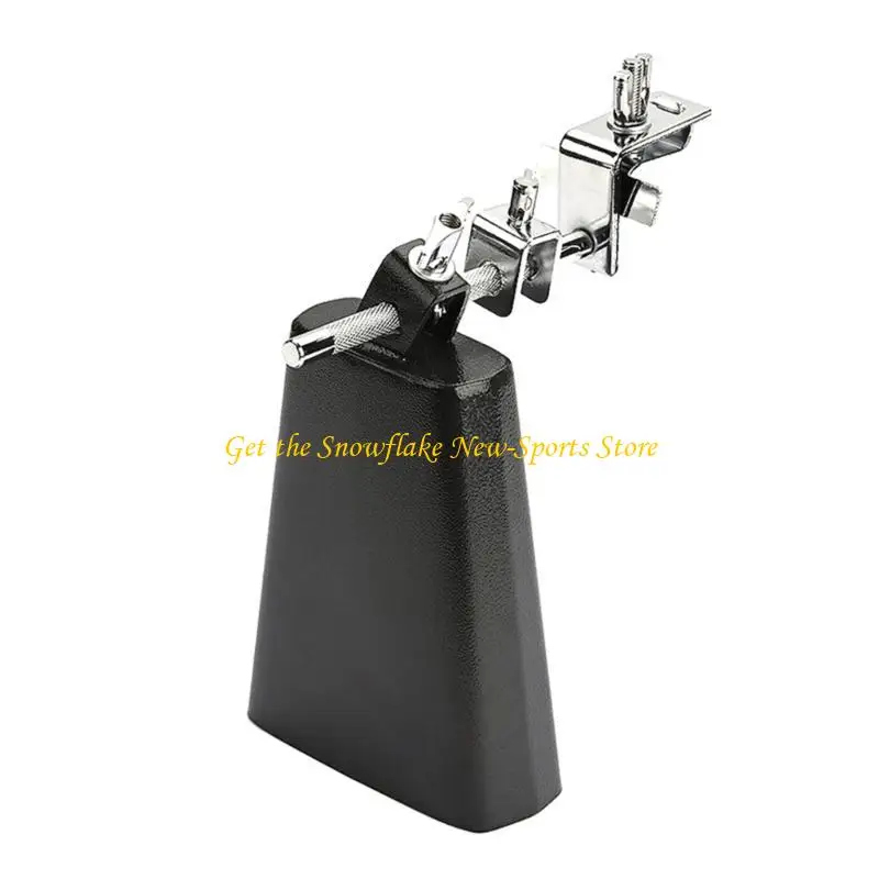 

E56D Металлический колокольчик с зажимом, комплект барабанов, крепящийся на обруч, зажим для держателя инструмента, колокольчик