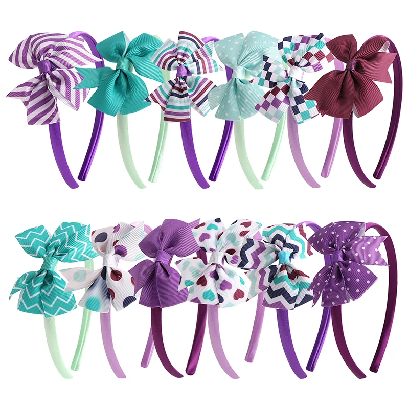 

1/12Pcs Purple Satin Hair Bows Elegant Hair Accessories for Daily Outing Dating Dinner Stage Performances And More