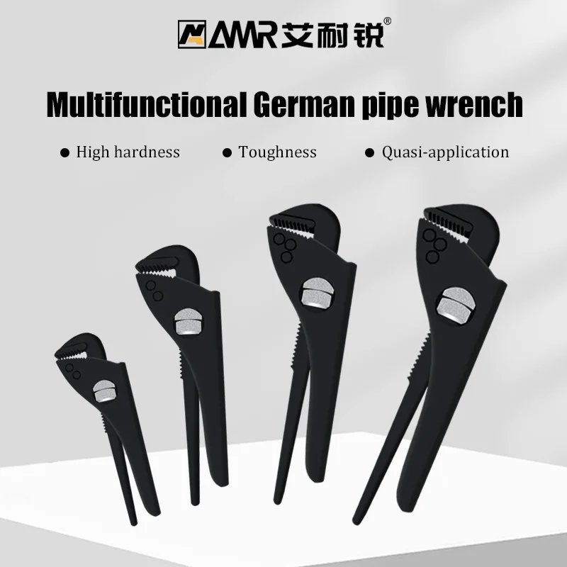 

Универсальные немецкие плоскогубцы для труб, стальной многофункциональный ключ для раковины в ванной комнате, домашний большой открытый гаечный ключ, Ремонт труб в ванной комнате