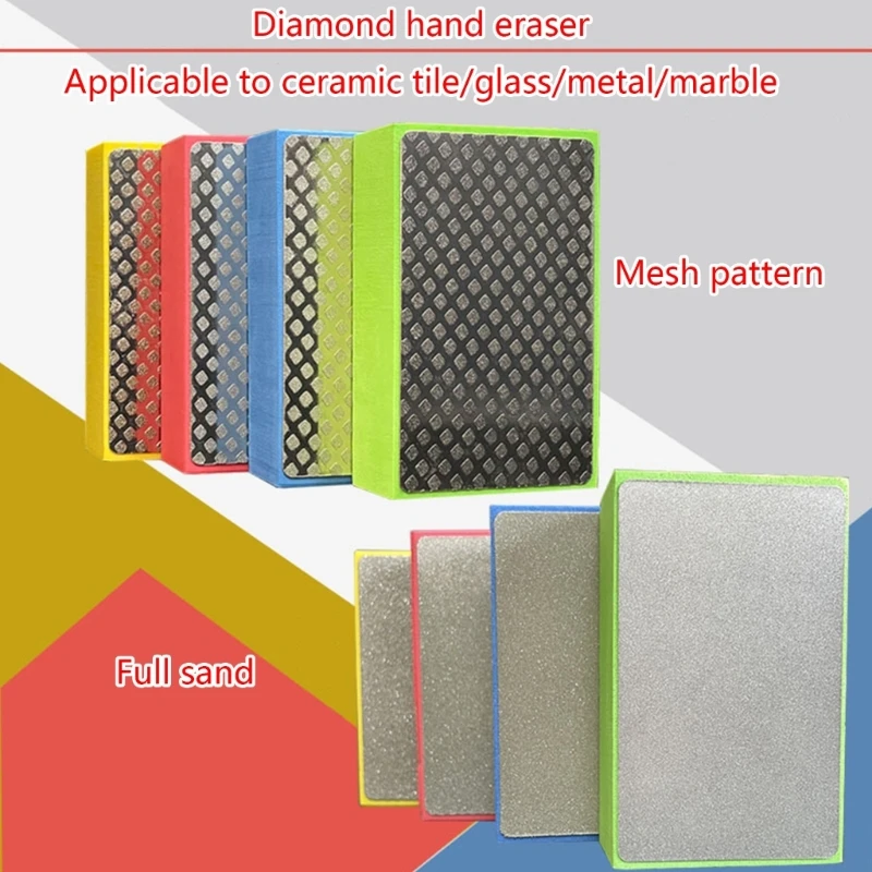 Diamond Hand Pad Sanding Block Glass Grinding Polishing Pad Sanding Block