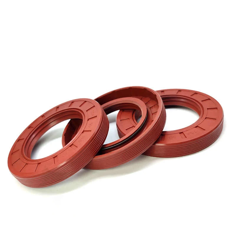 1 peça vedação de óleo quadro fkm tc/tg4 junta de borracha fluorada vedação três anel labial eixo rotativo resistência a óleo de água id 52/55/56-58mm