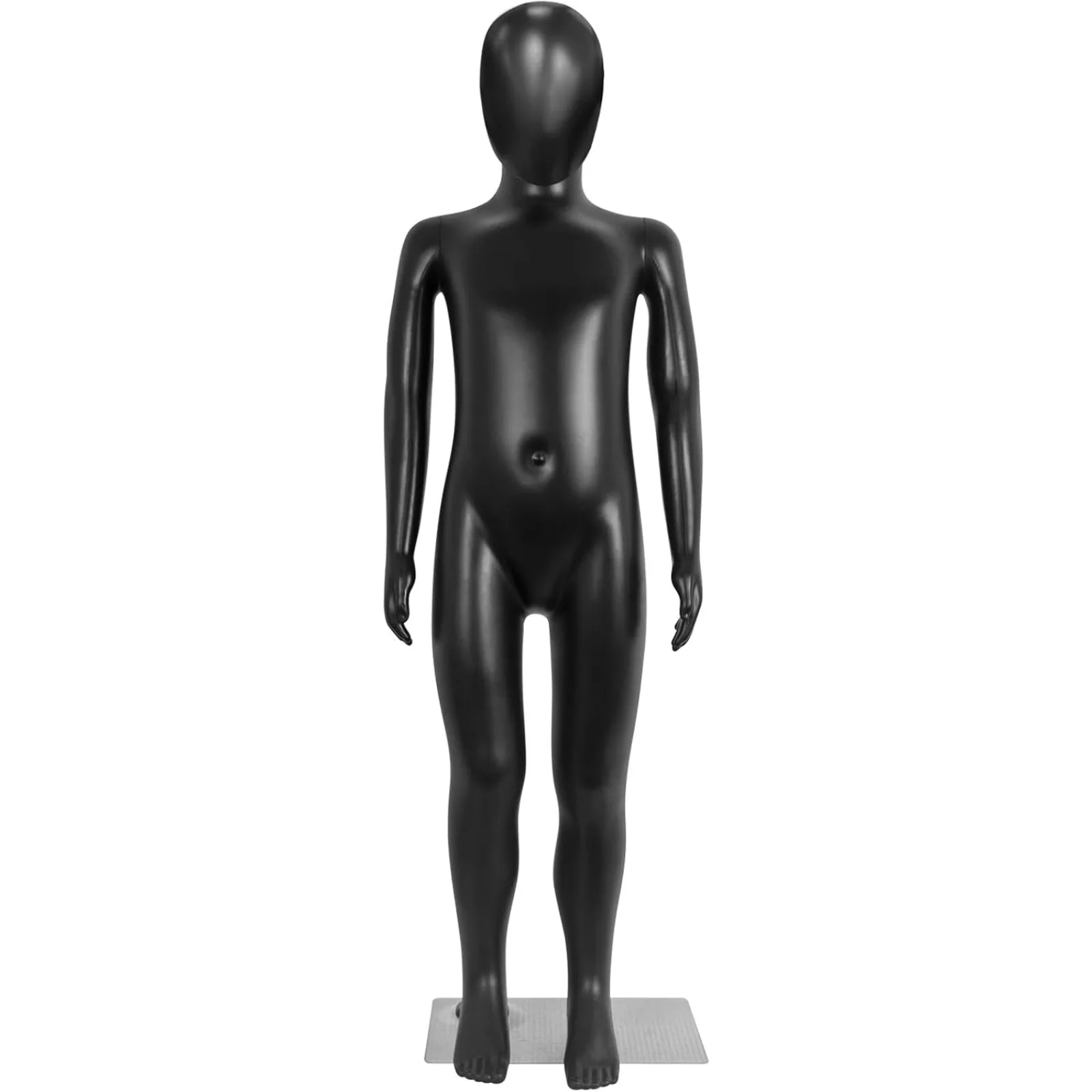 

US Child Mannequin, Kids Mannequin Full Body 43.3 Inches, Black Children Dress Form Mannequin, Realistic Detachable Manikin